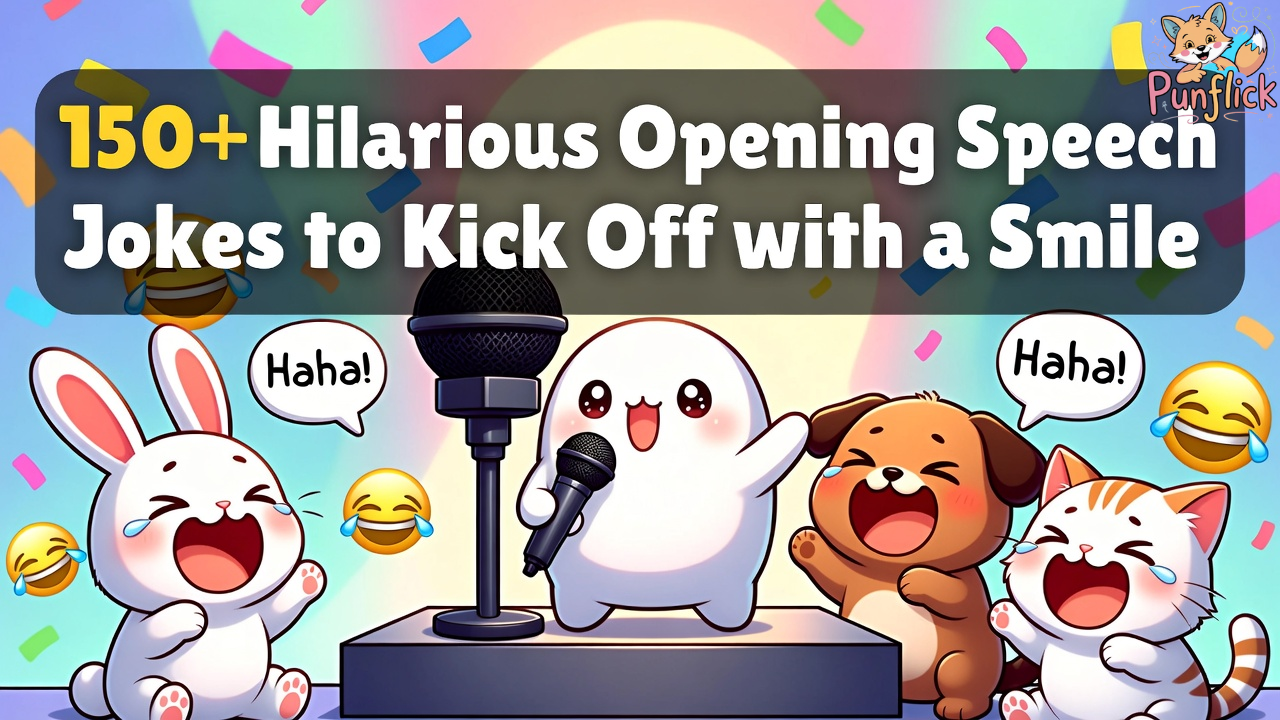 150+ Hilarious Opening Speech Jokes to Kick Off Any Occasion with a ...