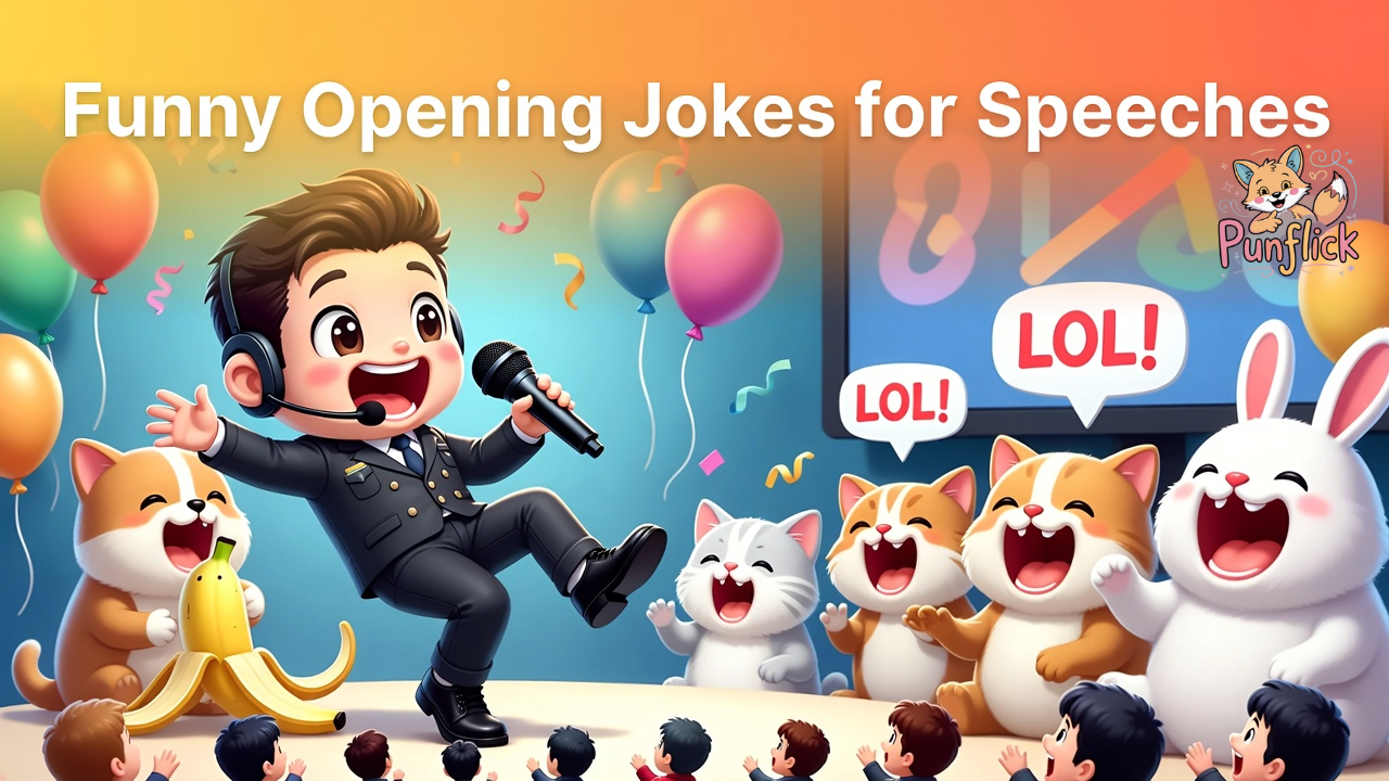 150+ Hilarious Opening Speech Jokes to Kick Off Any Occasion with a ...